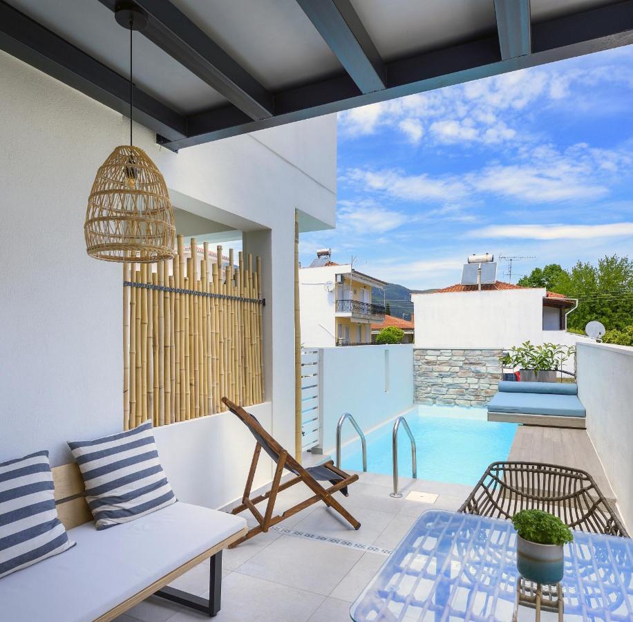 Alea Suites -Adults Only And Kids 14 Plus Asprovalta Exteriör bild