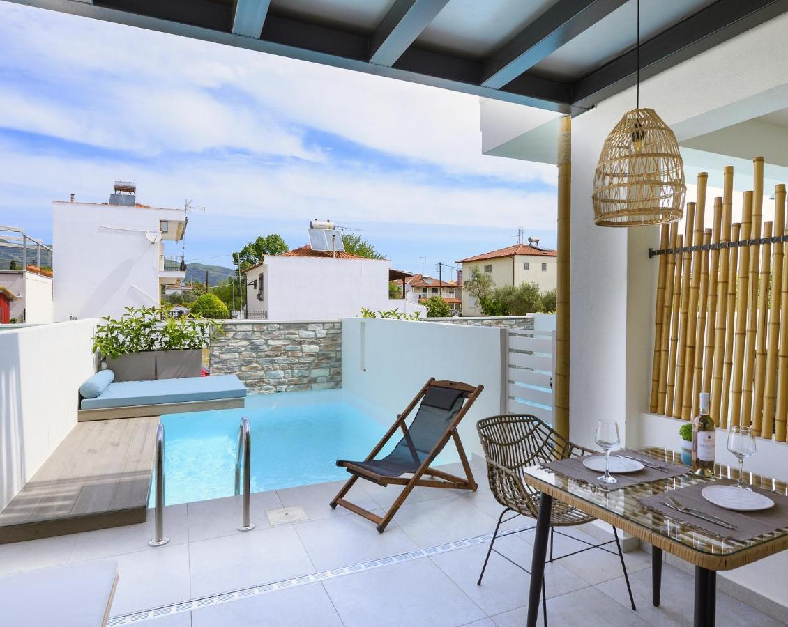 Alea Suites -Adults Only And Kids 14 Plus Asprovalta Exteriör bild